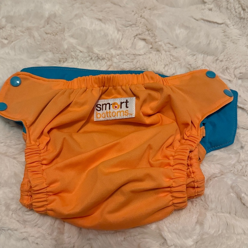 Smart Bottoms Orange Cloth Diaper